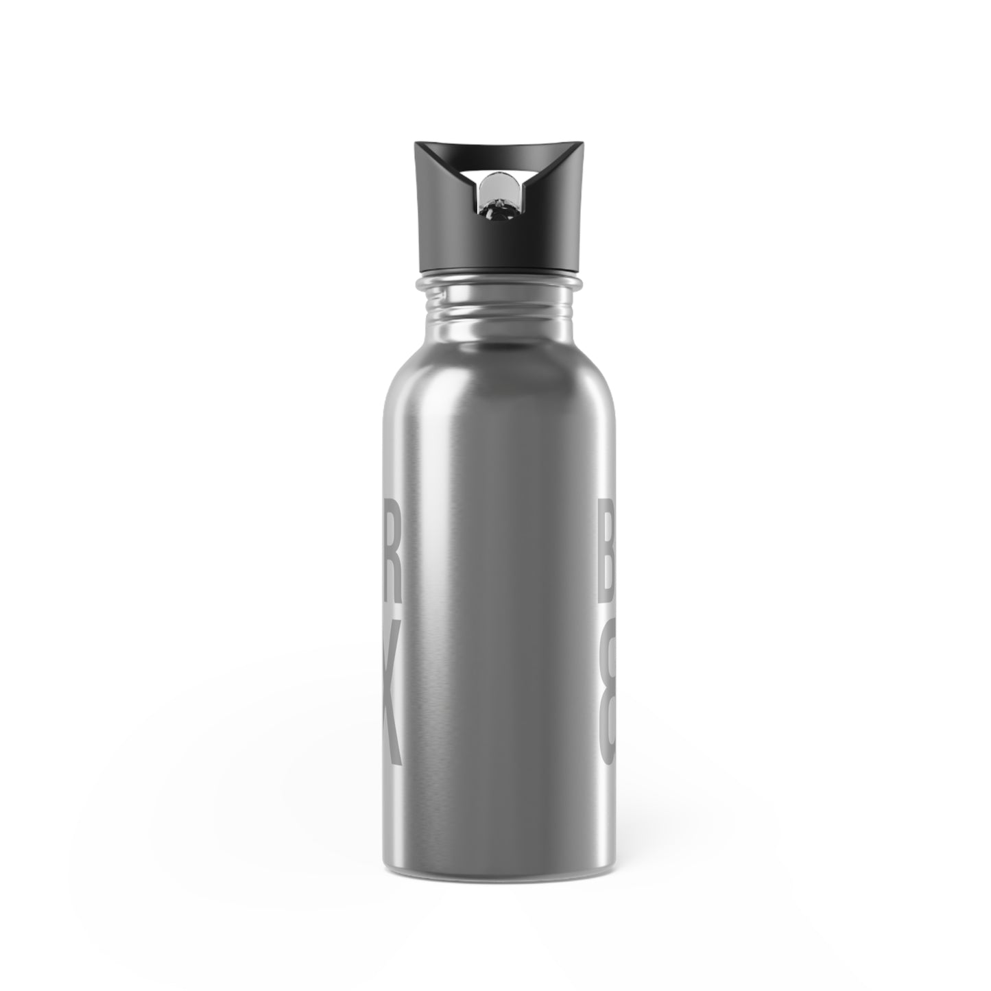 B&P Stainless Steel Water Bottle With Straw (20oz)