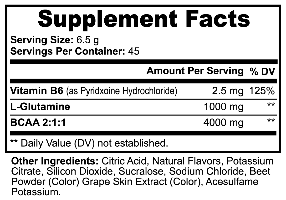 B&P BCAA Post Workout Powder (Honeydew/Watermelon)